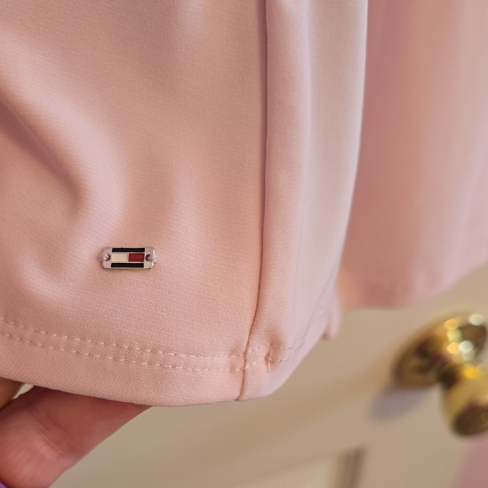 Chic Light Pink Button-Down Shirt - image 3